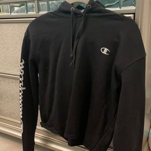 Champion black hoodie size S